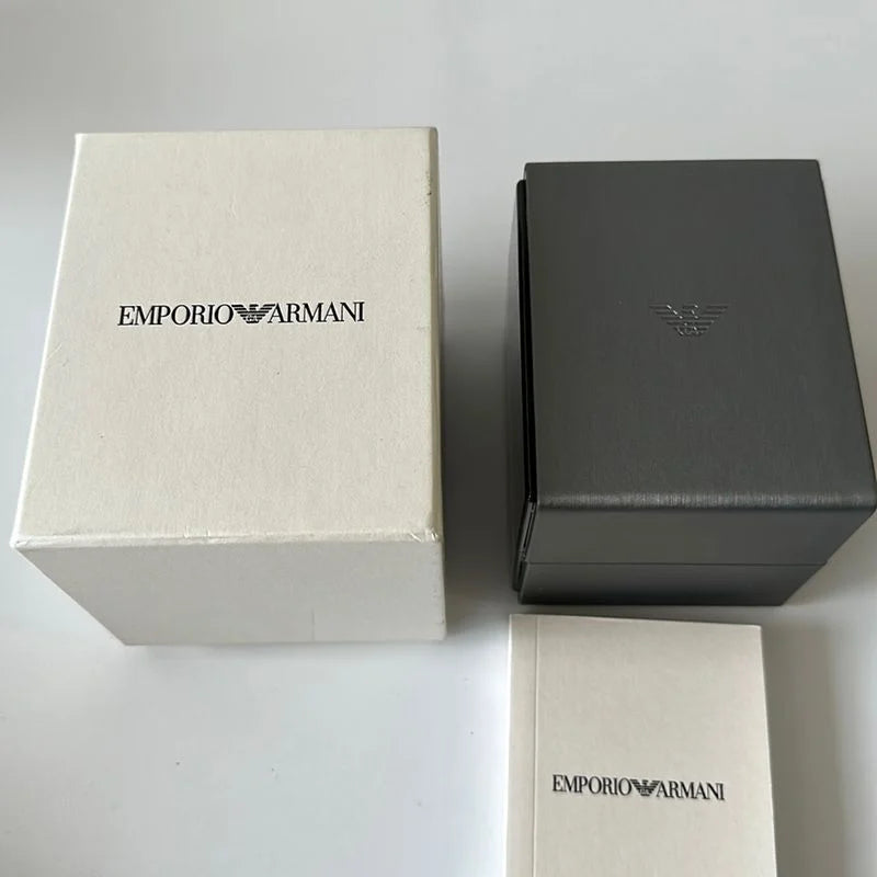 Relógio Emporio Armani Team Itália - Pulseira de Couro