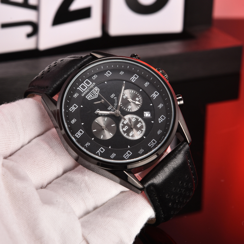 Relógio TAG Heuer Carrera Mikrotimer - Pulseira de Couro