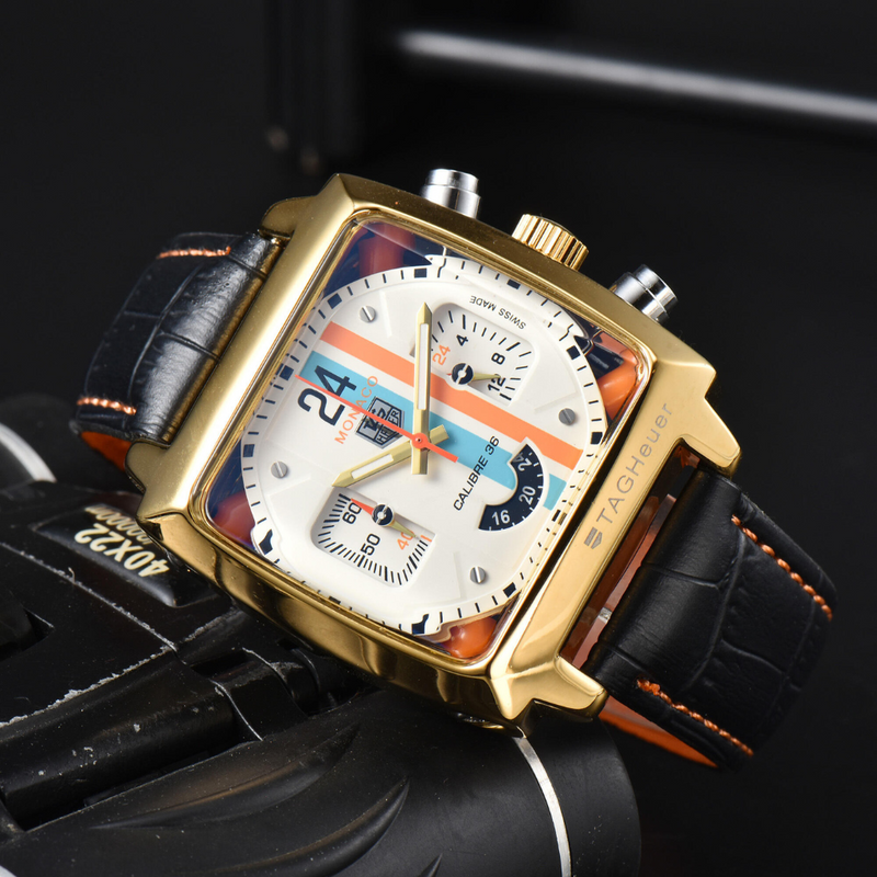 Relógio TAG Heuer Monaco - Pulseira de Couro