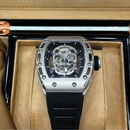 Relógio Richard Mille RM 052 Skull - Pulseira de Silicone
