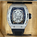 Relógio Richard Mille RM 052 Skull - Pulseira de Silicone