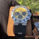 Relógio Bvlgari Aluminium - Pulseira de Borracha