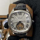 Relógio Cartier Tortue Tourbillon - Pulseira de Couro