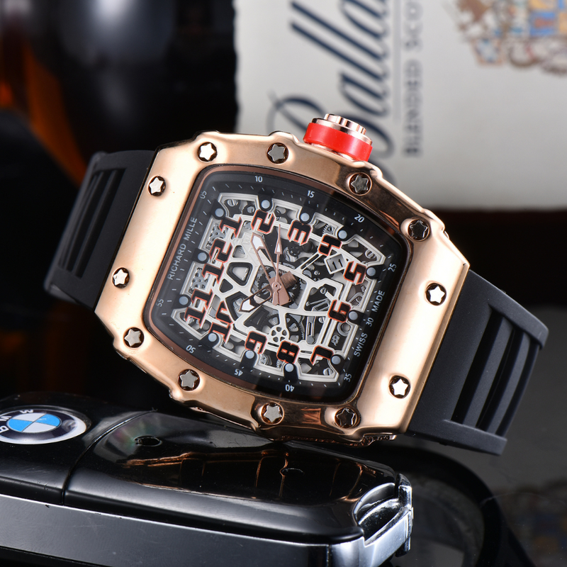 Relógio Richard Mille RM 029 - Pulseira de Borracha