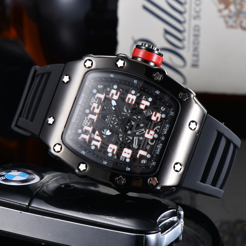 Relógio Richard Mille RM 029 - Pulseira de Borracha