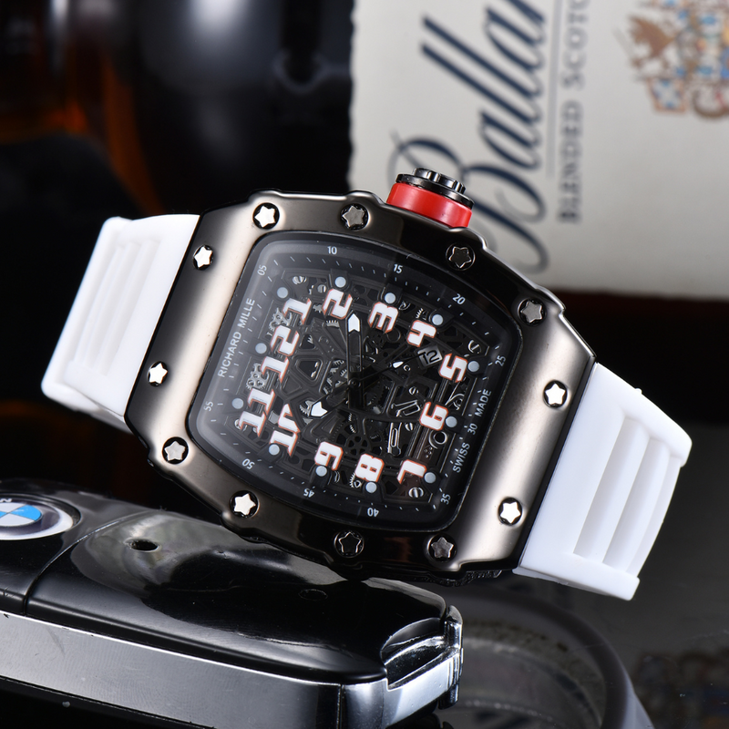 Relógio Richard Mille RM 029 - Pulseira de Borracha