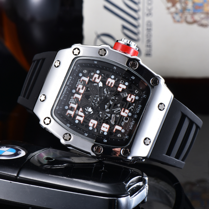 Relógio Richard Mille RM 029 - Pulseira de Borracha