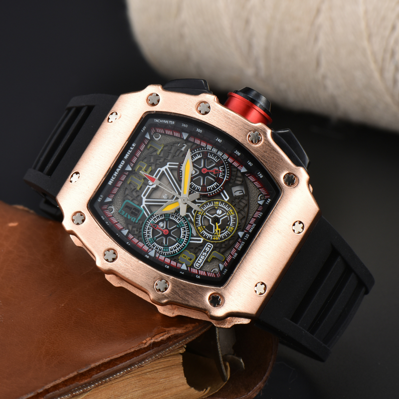 Relógio Richard Mille RM 65-01 - Pulseira de Borracha