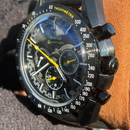 Relógio Omega Speedmaster "Dark Side of the Moon" - Pulseira de Couro