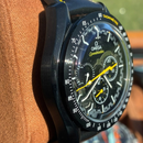 Relógio Omega Speedmaster "Dark Side of the Moon" - Pulseira de Couro