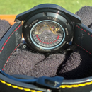 Relógio Omega Speedmaster "Dark Side of the Moon" - Pulseira de Couro