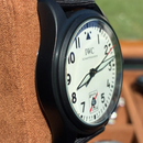 Relógio IWC Aviador “Black Aces” - Pulseira de Kevlar